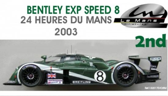 LE Mans Miniatures Bentley Nr. 8  LeMans 2003